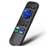 Remote Control for Hisense-TCL-Onn-Sharp-Philips-Westinghouse-Insignia-Element Roku TV Remote Replacement