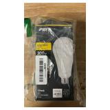 Feit Electric A23 LED Light Bulb, 300W Equivalent, Non-Dimmable, 4060 Lumens, E26 Standard Base, 3000k Bright White, High Output LED Bulb, Damp Rated, 22 Year Lifetime, OM300/830/LED