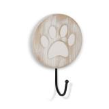 Dwellington Vintage Style Dog Paw Wall Mounted Dog Leash Hooks Rustic Farmhouse Leash Holder Hook for Dog Leash on Wall