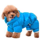 AOFITEE Dog Coat, Dog Winter Jacket, Fullbody Dogs Winter Coat Snowsuit, Waterproof Pet Puffer Jacket Snow Suit with Legs, Pet Fleece Vest, Cold Weather Coats for Small Dogs, L