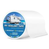 IONCAT RV Roof Sealant Tape, 6 Inch X 50 Feet RV Repair Seal Tape for Camper Trailer Boat Seam Leaks Roofing, UV Resistant and Weatherproof, White