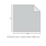 Mud Pie Baby Dog Breed Swaddle Blanket, Corgi, 47\ x 47\inin