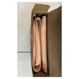 FORWOS Waterproof Under Sink Mat 34\ x 22\in, Silicone Cabinet Liner, Rubber Protector for Kitchen and Bathroom, Keeps Cabinets Clean, Dry, and Organized (Beige)in