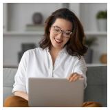 LADEESSE Readers for Women Oprah Style 3 Pack Square Reading Glasses with Spring Hinge Blue Light Blocking Ladies (Black+Grey+Tortoiseshell, 1.50)