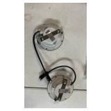 12V DC 1.5W Range Hood Lights with SM Socket Male Head Round 68mm 6500K Plastic, Hole Closet Stove LED Light Recessed, Bright White Kitchen Range Hood Light Bulbs Replacement, 2Pack