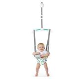 Bright Starts Playful Parade Door Jumper for Baby with Adjustable Strap, 6 Months and Up, Max Weight 26 lbs