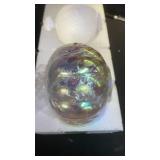 CFDECOR Mercury Glass Light up Pumpkin Light with Timer, with 10 Led Lights Inside,Battery Operated Led Pumpkin Light,Ideal for Halloween Fall Decoration, Thanksgiving Rustic Decor(Multi Color)