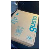 Comfy Package GUSTO 5oz.- 500 Count Clear Plastic Cups Disposable Drinking Cups for Parties, Events, and Everyday Use  Crystal Clear, BPA-Free, Durable Polypropylene - (Formerly