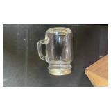 12 Pcs Tessco for you Glass Salt and Pepper Shakers Clear Mason Jar Mini Salt Shakers for Kitchen with Metal Lid and Handles for Kitchen Table Drinkware Home Accessories (4 oz,Silver)