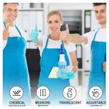 Plastic Spray Bottle, Empty Spray Bottles (2 Pack 24 Oz), All-Purpose Sprayer for Cleaning Solutions, Hair Spray, Bleach, Planting, BBQ, Mist and Stream Water Spraying Bottle with Adjustable Nozzle