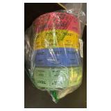 Yuanhe Raffle Tickets Double Roll - 8000 Total 5050 Raffle Tickets for Events, Entry, Class Reward, Fundraiser, Carnivals, Door Prizes, Color Red Yellow Blue and Green