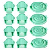 TB Tbuymax 8pc Duckbill Valves 4pc Pump Seals Diaphragm Compatible with Wearable Elvie Breast Pump and Pump Parts Replacement Membrane Parts