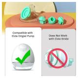 TB Tbuymax 8pc Duckbill Valves 4pc Pump Seals Diaphragm Compatible with Wearable Elvie Breast Pump and Pump Parts Replacement Membrane Parts