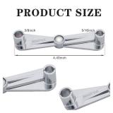 Upgrade metal Fuel Line Disconnect Scissor Tool Set for 3/8 Inch and 5/16Inch,Fuel Filter Removal Tool Fittings Use on Fuel,Heater, and A/C Line Service Compatible with GM, Ford,Mazda Vehicles