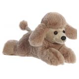 AuroraÂ® Adorable Mini Flopsieâ¢ Paysley Poodle Stuffed Animal - Playful Ease - Timeless Companions - Brown 8 Inches