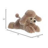 AuroraÂ® Adorable Mini Flopsieâ¢ Paysley Poodle Stuffed Animal - Playful Ease - Timeless Companions - Brown 8 Inches