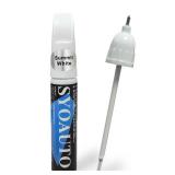 SYOAUTO Summit White GAZ Touch Up Paint Fit for Chevrolet or GMC Auto Touch up Paint Car Scratch Repair Pen Brush and Tip 2 in 1 (Summit White GAZ)