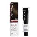 AGE beautiful Permanent Hair Color Dye Liqui Creme | 100% Gray Coverage | Anti-Aging Haircolor | Biotin for Thicker, Fuller Hair | Professional Salon Coloring | 4N Dark Brown