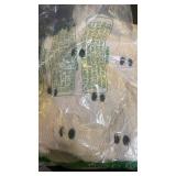 4TH Emotion Halloween Ghost Decorative Pillow Covers 18x18 Set of 2, Beige Soft Plush Faux Fur Farmhouse Throw Cushion Cases for Fall Holiday Home Decorations