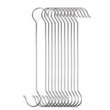 12 Pack 15.7Inch Extra Long S Hooks Stainless Steel Heavy Duty for Hanging Potted Plants (15.7Inch12pack)