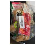 KONG Wild Knots Bear and Signature Balls (2 Pack) - Soft Bear Chew Toy with Rope Interior - Durable Dog Balls for Fetch - for Small Dogs