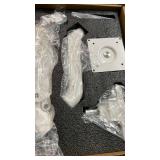 BEWISER Heavy Duty Monitor Arm Mount for 34-49 inches and Ultra 57 inches Screens,Weight Capacity Up to 44 lbs,Full Motion Height Swivel Adjustable Monitor Arm(White)