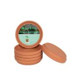 vensovo 6 Inch Terracotta Plant Saucer Pots Tray - 6 Pcs Round Planter Saucers for Indoor & Outdoor Plants, Small Clay Trays Perfect for 5 Inch 5.5 Inch 6 Inch Flower Pot