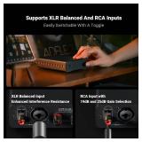 Fosi Audio V3 Mono Power Amplifier for Home Audio Speakers, Mini Monoblock Class D Amp with TPA3255, 240W for HiFi Home Theater AVR Receiver Component, RCA/XLR Balanced Inputs 48V/5A Power - Retail: $