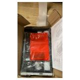 Snughome Desktop Mail Organizer, Desk Mail Organizer with 2-Slot Matte Black Metal Desktop Mail Sorter, Metal Storage File Holder Letter Sorter Organizer for Home or Office, Rustic Brown