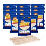 GLAINTE Waste Away Paint Hardener 12 Packs, 3.5oz - Fast Acting Solid Hardener - Drying Powder for Water-based Paint with 15 Pcs Wooden Stir Sticks