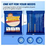 GLAINTE Waste Away Paint Hardener 12 Packs, 3.5oz - Fast Acting Solid Hardener - Drying Powder for Water-based Paint with 15 Pcs Wooden Stir Sticks