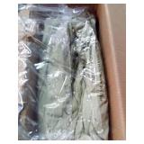 Bedsure Floral Comforter Set King Size - 100percent Cotton Fabric with Microfiber Inner Fill, Sage Green Bedding Comforter Set, 3 Pieces, 1 Soft Reversible Botanical Flower Comforter and 2 Pillow Sham