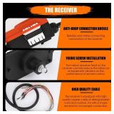 NEWTRY 8 Buttons Wireless Crane Remote Control 12V Industrial Channel Electric Lift Hoist Wireless Switch Transmitter Receiver (A Transmitter  12V Receiver) - Retail: $109