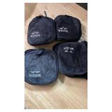 Queekay 48 Pcs Makeup Remover Cloths Reusable Washable Remover Pads Soft Microfiber Washcloths Facial Cloths Makeup Towels Holiday Gift for Women, 5 x 5 Inch(Black)