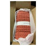 Levtex Home - Mills Waffle - Euro Sham (Set of Two) - Adobe - Sham Size (26x26in.), No Insert