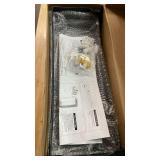 WOPITUES Floating Shelves with Wire Storage Basket, Bathroom Shelves Over Toilet with Protective Metal Guardrail, Wood Wall Shelves for Bathroom, Bedroom, Living Room, Toilet Paper-Black