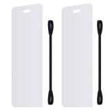 Wenqik 2 Pcs Appliance Sliders for Refrigerators Plastic Appliance Glide with Pull Strap Furniture Moving Slides for Tile Hardwood Floors Protection Glides Easily