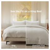 Bedsure Queen Size Comforter Set, Beige Soft Prewashed Bedding for All Seasons, 3 Pieces GentleSoft Warm Down Alternative Bed Set, 1 Lightweight Comforter (90\x90\in) and 2 Pillowcases (20\inx26\in)