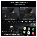 ATOTO P9 Android Portable Car Stereo with 4G LTEandGPS Tracking, 9 Inch QLED Wireless CarPlay and Android Auto Screen, WiFiDual Bluetooth, Remote Control, Microphone, AUXLRVSCVC, 4G32G, P909PR1X - Ret
