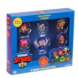 P.M.I. Brawl Stars Collectible Figures | 8 Toys Out of 24 Collectibles in 1 Box Merch Includes The Silver Skinned Item| Mini Toys with 2 Hidden Rare Figures (Assortment C)