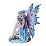 Pacific Giftware Spring Flower Fairy Princess with Mystical Baby Dragon Statue Figurine