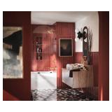 Moen Align Brushed Gold 12-Inch Slip Fit Connection Diverter Tub Spout, 172656BG