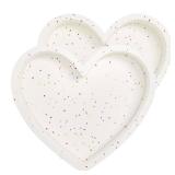 AOTASO Silicone Heart Shaped Cake Pans 10 Inch Large Heart Cake Pan Nonstick Silicone Heart Molds for Baking (2 Pcs Set, Cream)