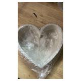 AOTASO Silicone Heart Shaped Cake Pans 10 Inch Large Heart Cake Pan Nonstick Silicone Heart Molds for Baking (2 Pcs Set, Cream)