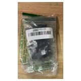 YSIL 6AN Male Flare to 3/8â Tube OD Fuel Hardline Straight Fitting Adapter Aluminum Compression Connector Black 4PCS