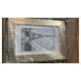 Hongkee 4x6 Picture Frame (4 Pack, Gold), Made of Real Glass and Wooden Frame - Display Pictures 3.5x5 with Mat or 4x6 Without Mat, 4 by 6 Photo Frames TableTop Display and Wall Mounting