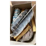 Sage Smudge Kit - White Sage, Palo Santo, Abalone Shell, Smudging Feather | Healing, Purifying, Meditating, Incense, Sage Smudging Kit