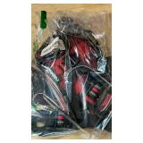 rabbitgoo Dog Harness No Pull with 2 Leash Clips, Adjustable Soft Padded, Reflective Oxford No Choke Pet Vest with Easy Control Handle for Large Dogs, Red Plaid, L