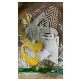 Congratulations Banner Kit - Glitter Congratulation Banner, Triangle Flag Banner, Star Circle Dots Garland, Hanging Swirls, Pre-Assembled Decorations for Graduation, Birthday, Anniversary Party Favors