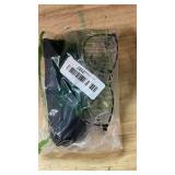 konqkin Safety glasses Goggles Nurses Protective Eyewear - Anti Fog Square Frame Stylish Clear Glasses for Women Men (gery clear douhua)